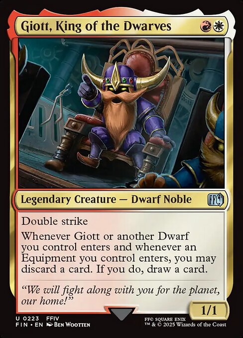 Giott, King of the Dwarves (FIN-223) - FINAL FANTASY