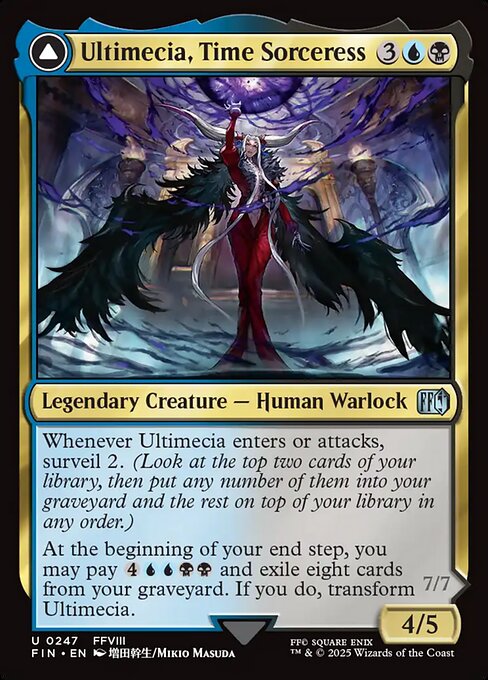 Ultimecia, Time Sorceress // Ultimecia, Omnipotent (FIN-247) - FINAL FANTASY