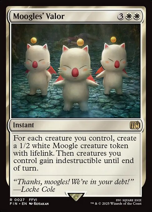 Moogles' Valor (FIN-27) - FINAL FANTASY