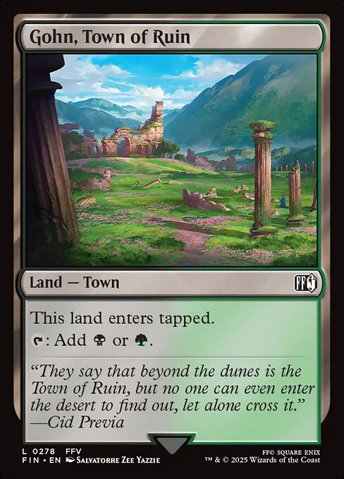 Gohn, Town of Ruin (FIN-278) - FINAL FANTASY