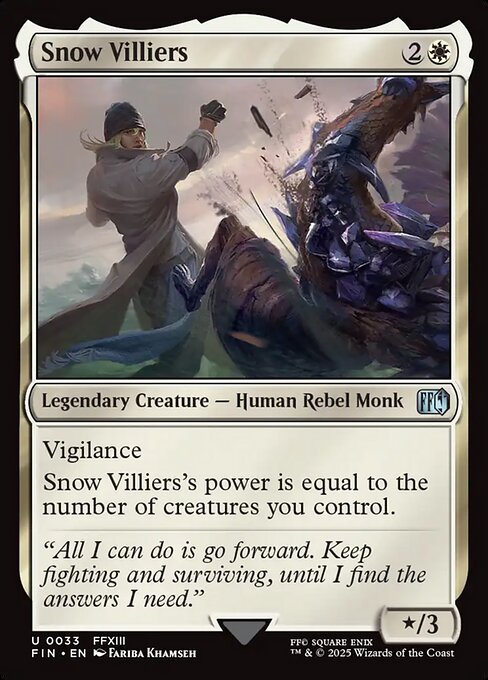 Snow Villiers (FIN-33) - FINAL FANTASY