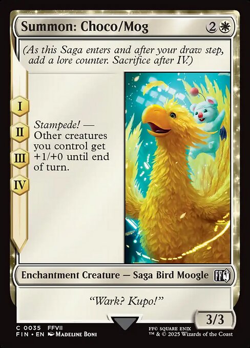 Summon: Choco/Mog (FIN-35) - FINAL FANTASY