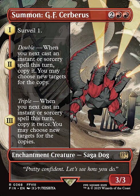 Summon: G.F. Cerberus (FIN-368) - FINAL FANTASY
