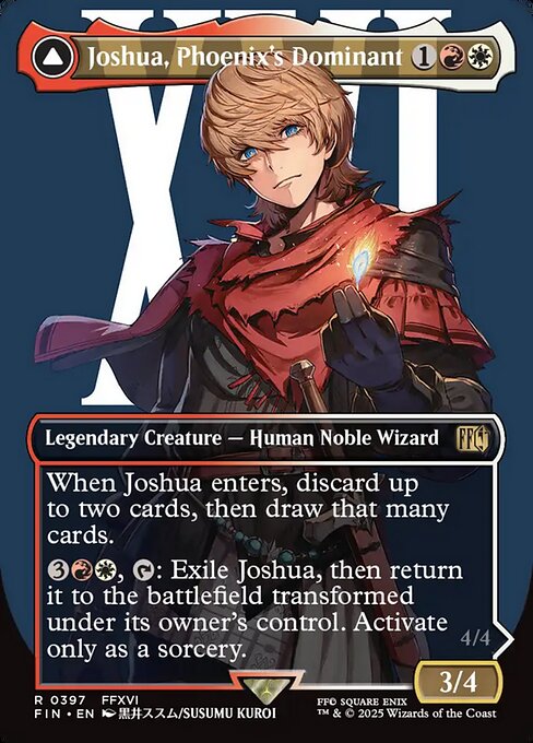 Joshua, Phoenix's Dominant // Phoenix, Warden of Fire (FIN-397) - FINAL FANTASY