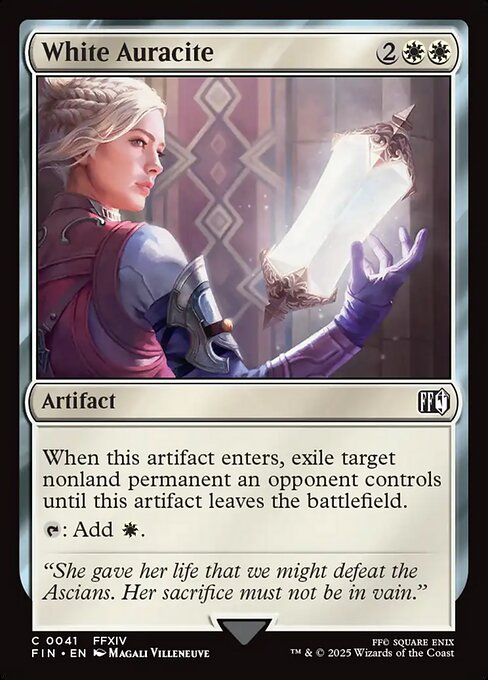 White Auracite (FIN-41) - FINAL FANTASY