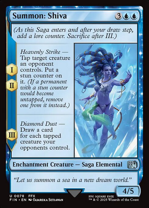 Summon: Shiva (FIN-78) - FINAL FANTASY
