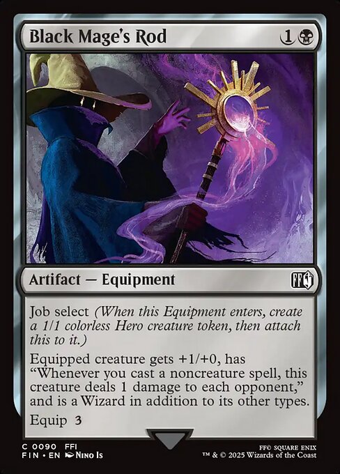 Black Mage's Rod (FIN-90) - FINAL FANTASY