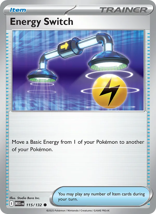 Energy Switch 115/132  - Reverse Holofoil ME01 Mega Evolution - Common