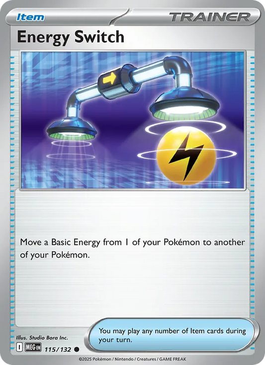 Energy Switch 115/132  - Reverse Holofoil ME01 Mega Evolution - Common
