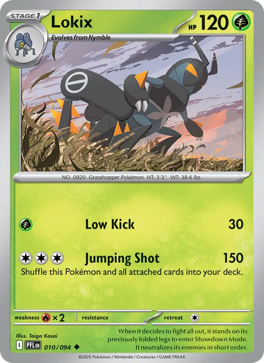 Lokix 010/094  - Reverse Holofoil ME02 Phantasmal Flames - Uncommon