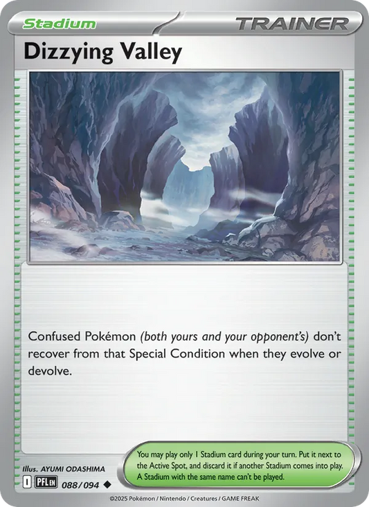 Dizzying Valley 088/094  - Reverse Holofoil ME02 Phantasmal Flames - Uncommon
