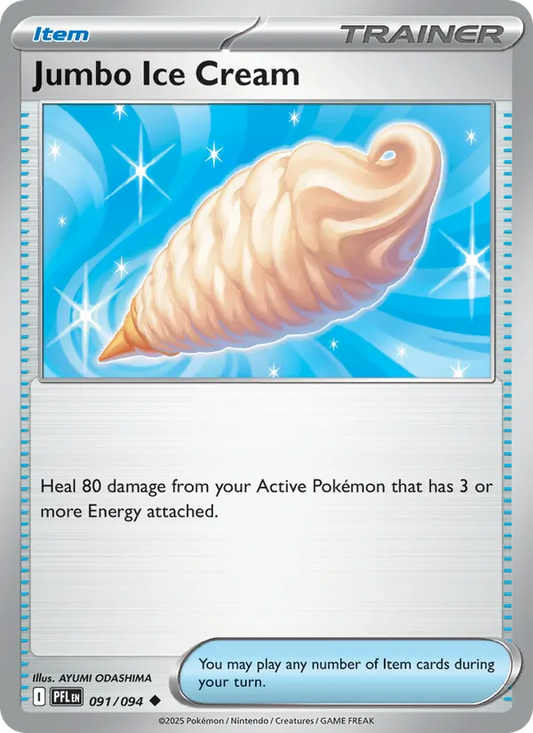 Jumbo Ice Cream 091/094  - Reverse Holofoil ME02 Phantasmal Flames - Uncommon