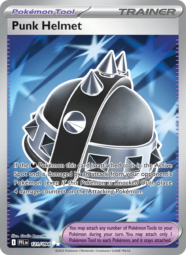 Punk Helmet 121/094  - Holofoil ME02 Phantasmal Flames - Ultra Rare