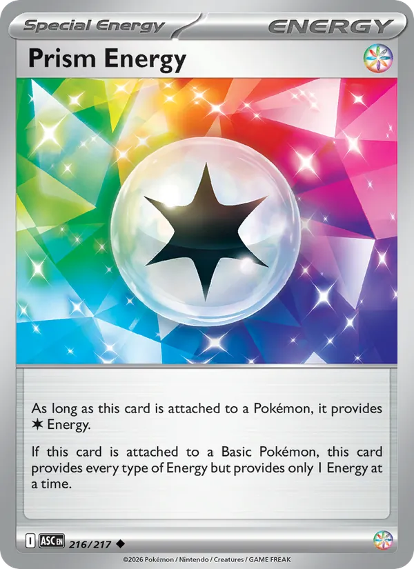 Prism Energy 216/217  - Reverse Holofoil ME Ascended Heroes - Uncommon