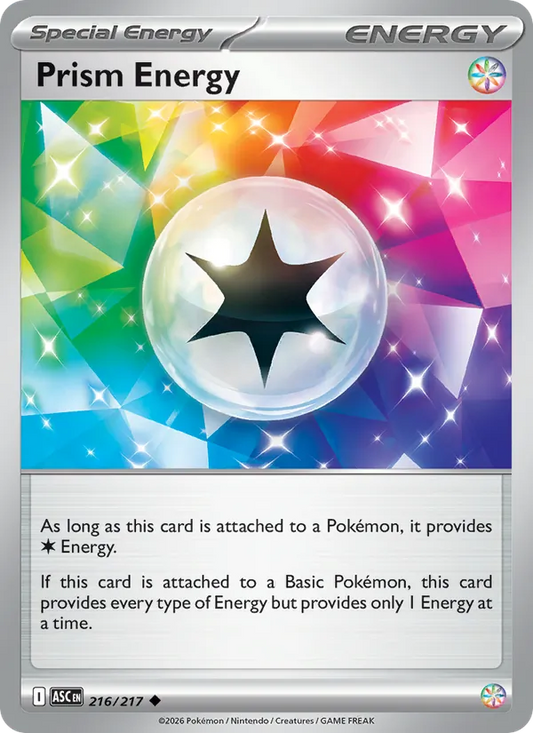 Prism Energy 216/217  - Reverse Holofoil ME Ascended Heroes - Uncommon