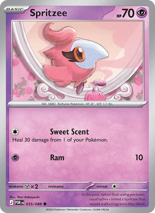 Spritzee 035/088  - Reverse Holofoil ME03 Perfect Order - Common