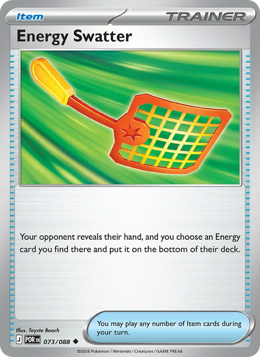 Energy Swatter 073/088  - Reverse Holofoil ME03 Perfect Order - Uncommon