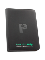 Palms off Gaming Collector's Series 9 Pocket Zip Trading Card Binder - Black
