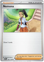 Nemona 180/198 Scarlet Violet Base Set Reverse Holo Pokemon TCG 2023