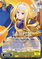 Weiss Schwarz SAO 10th SAO/S100-E006S Shout Echoing Across the Battlefield, Alice SR