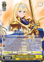 Weiss Schwarz SAO 10th SAO/S100-E011S Straight Path, Alice SR