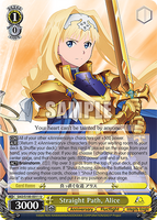 Weiss Schwarz SAO 10th SAO/S100-E011 Straight Path, Alice U