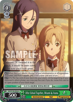 Weiss Schwarz SAO 10th SAO/S100-E034 After School Together, Misumi & Asuna U