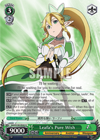 Weiss Schwarz SAO 10th SAO/S100-E042 Leafa's Pure Wish U