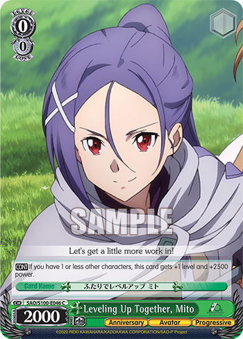 Weiss Schwarz SAO 10th SAO/S100-E046 Leveling Up Together, Mito C