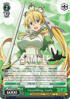 Weiss Schwarz SAO 10th SAO/S100-E050 Unyielding, Leafa C