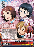 Weiss Schwarz SAO 10th SAO/S100-E065 Spring Blooms, Rika & Suguha & Keiko U