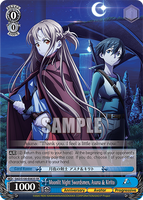 Weiss Schwarz SAO 10th SAO/S100-E083S Moonlit Night Swordsmen, Asuna & Kirito SR