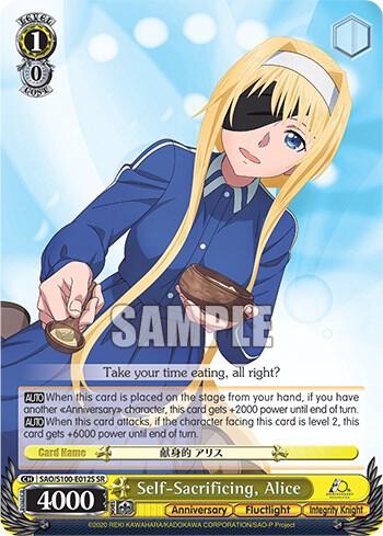 Self-Sacrificing, Alice