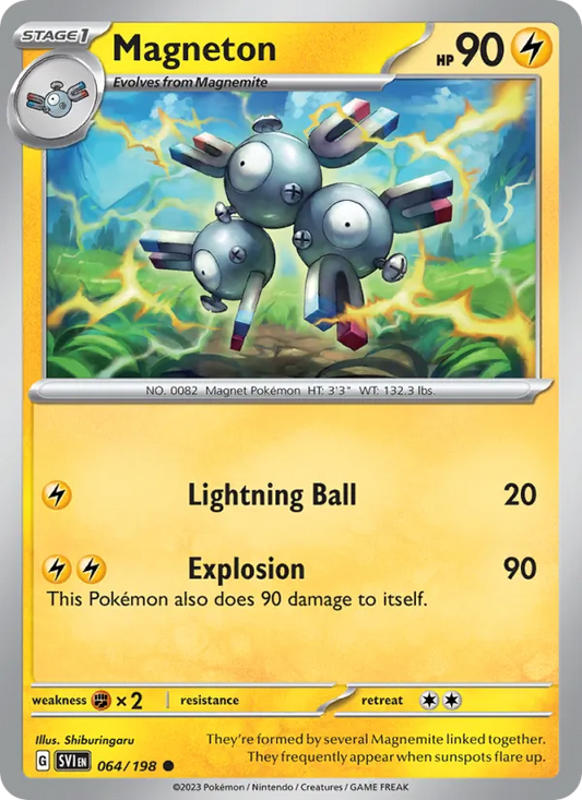 Magneton 064/198  - Reverse Holofoil SV01 Scarlet & Violet Base Set - Common