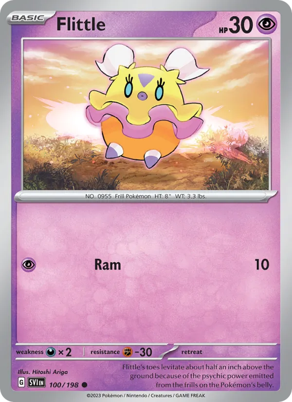 Flittle 100/198  - Reverse Holofoil SV01 Scarlet & Violet Base Set - Common