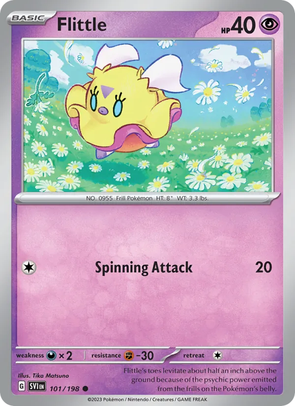 Flittle 101/198  - Reverse Holofoil SV01 Scarlet & Violet Base Set - Common