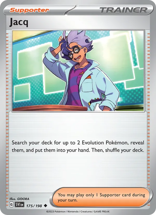 Jacq 175/198  - Reverse Holofoil SV01 Scarlet & Violet Base Set - Uncommon