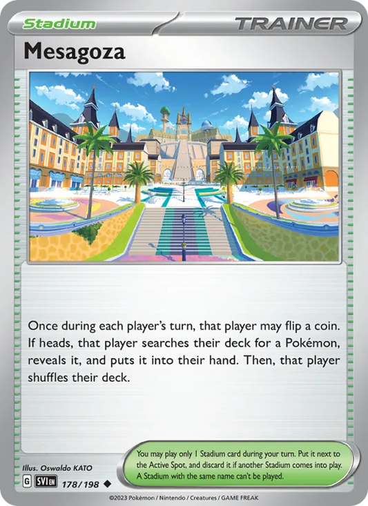 Mesagoza 178/198  - Reverse Holofoil SV01 Scarlet & Violet Base Set - Uncommon