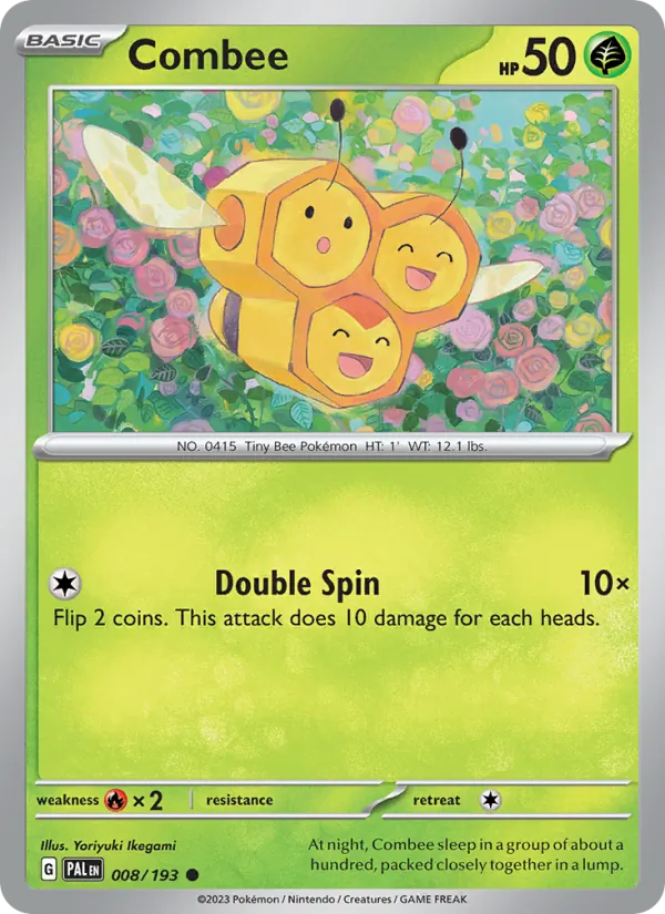 Combee 008/193  - Reverse Holofoil SV02 Paldea Evolved - Common