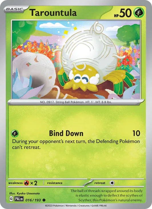 Tarountula 016/193  - Reverse Holofoil SV02 Paldea Evolved - Common