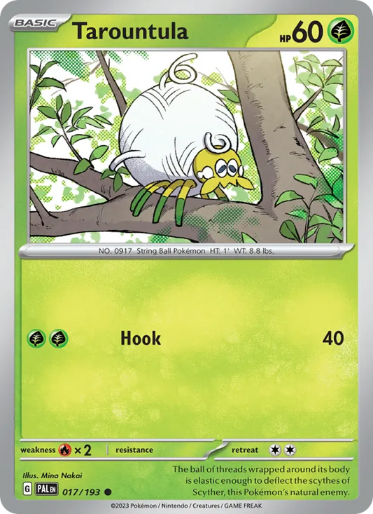 Tarountula 017/193  - Reverse Holofoil SV02 Paldea Evolved - Common