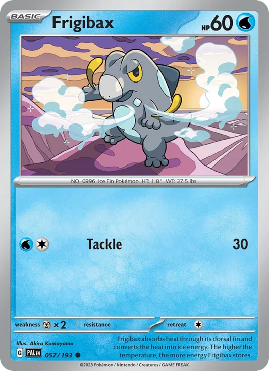 Frigibax 057/193  - Reverse Holofoil SV02 Paldea Evolved - Common