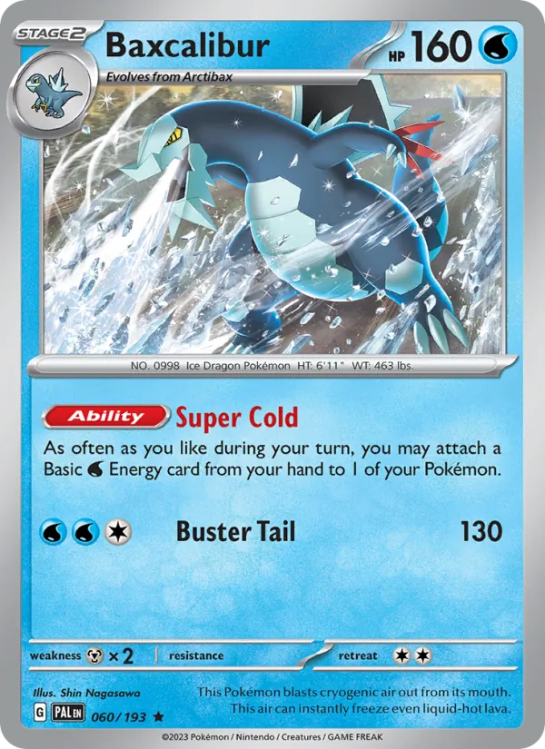Baxcalibur 060/193  - Holofoil SV02 Paldea Evolved - Rare