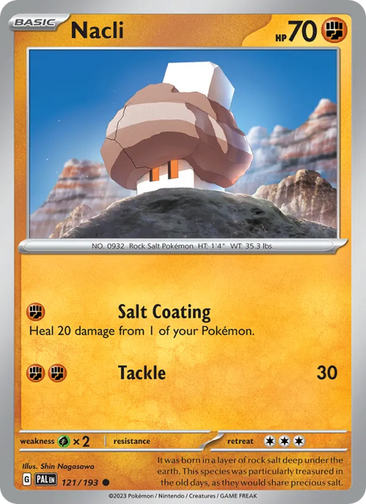 Nacli 121/193  - Reverse Holofoil SV02 Paldea Evolved - Common