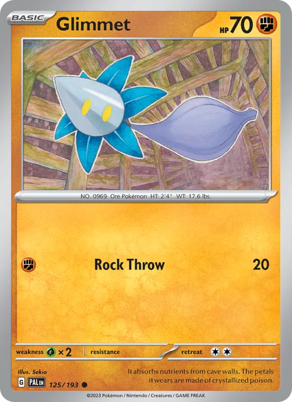 Glimmet 125/193  - Reverse Holofoil SV02 Paldea Evolved - Common
