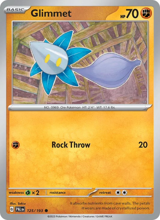 Glimmet 125/193  - Reverse Holofoil SV02 Paldea Evolved - Common