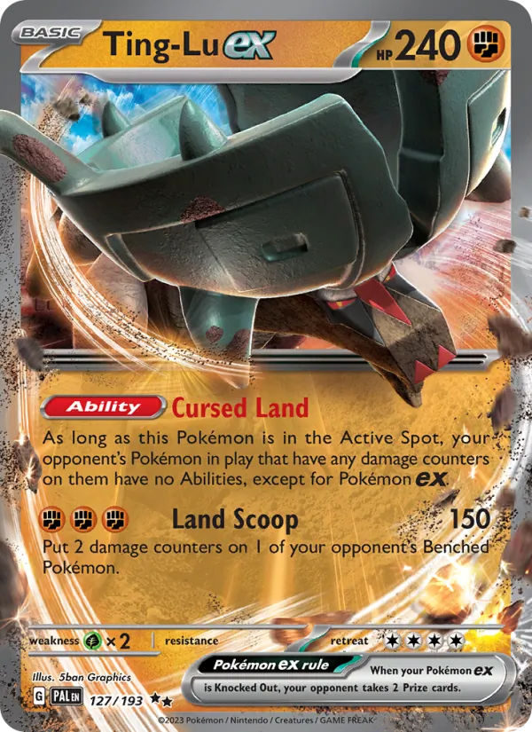 Ting-Lu ex 127/193  - Holofoil SV02 Paldea Evolved - Double Rare