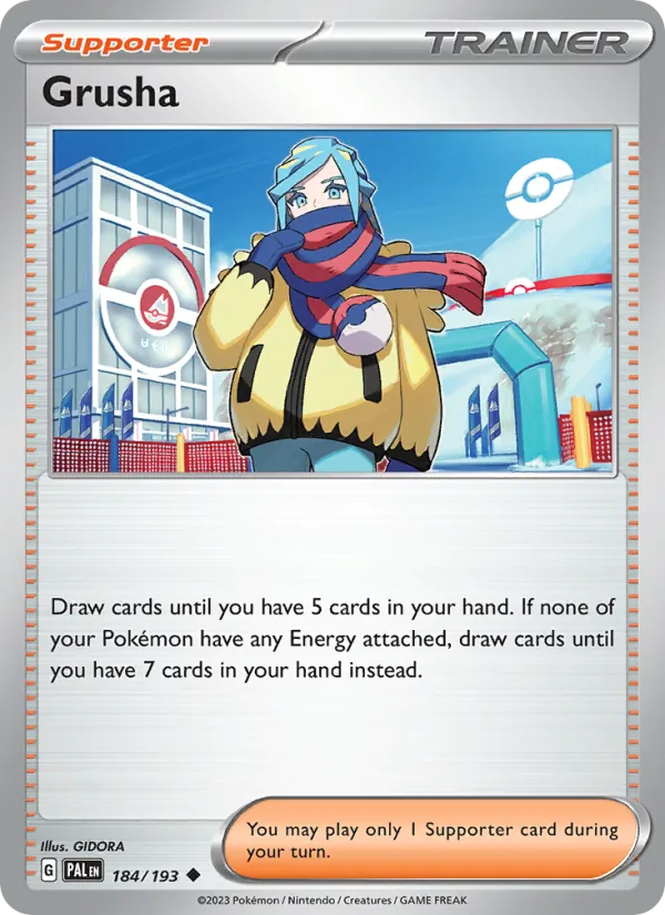 Grusha 184/193  - Reverse Holofoil SV02 Paldea Evolved - Uncommon