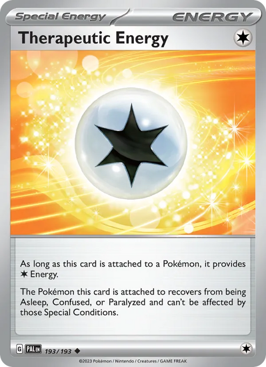 Therapeutic Energy 193/193  - Reverse Holofoil SV02 Paldea Evolved - Uncommon