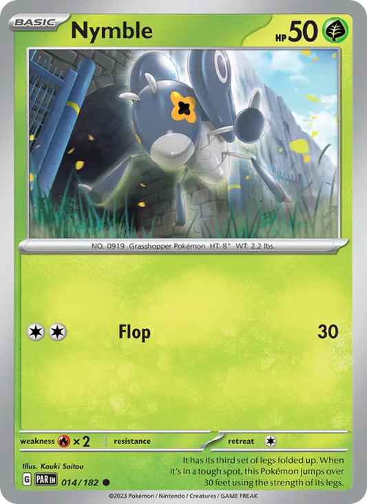 Nymble 014/182  - Reverse Holofoil SV04 Paradox Rift - Common